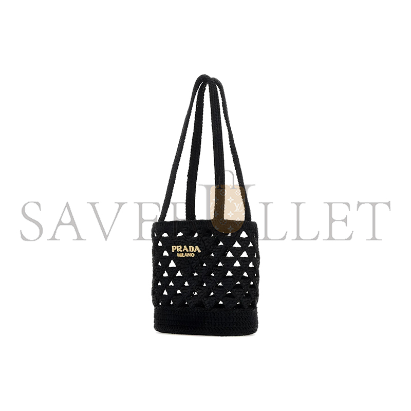 PRADA RAFFIA BAG 1BG494 (18*16.5*10cm)